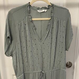 Sonoma Green Tiered Maxi Dress